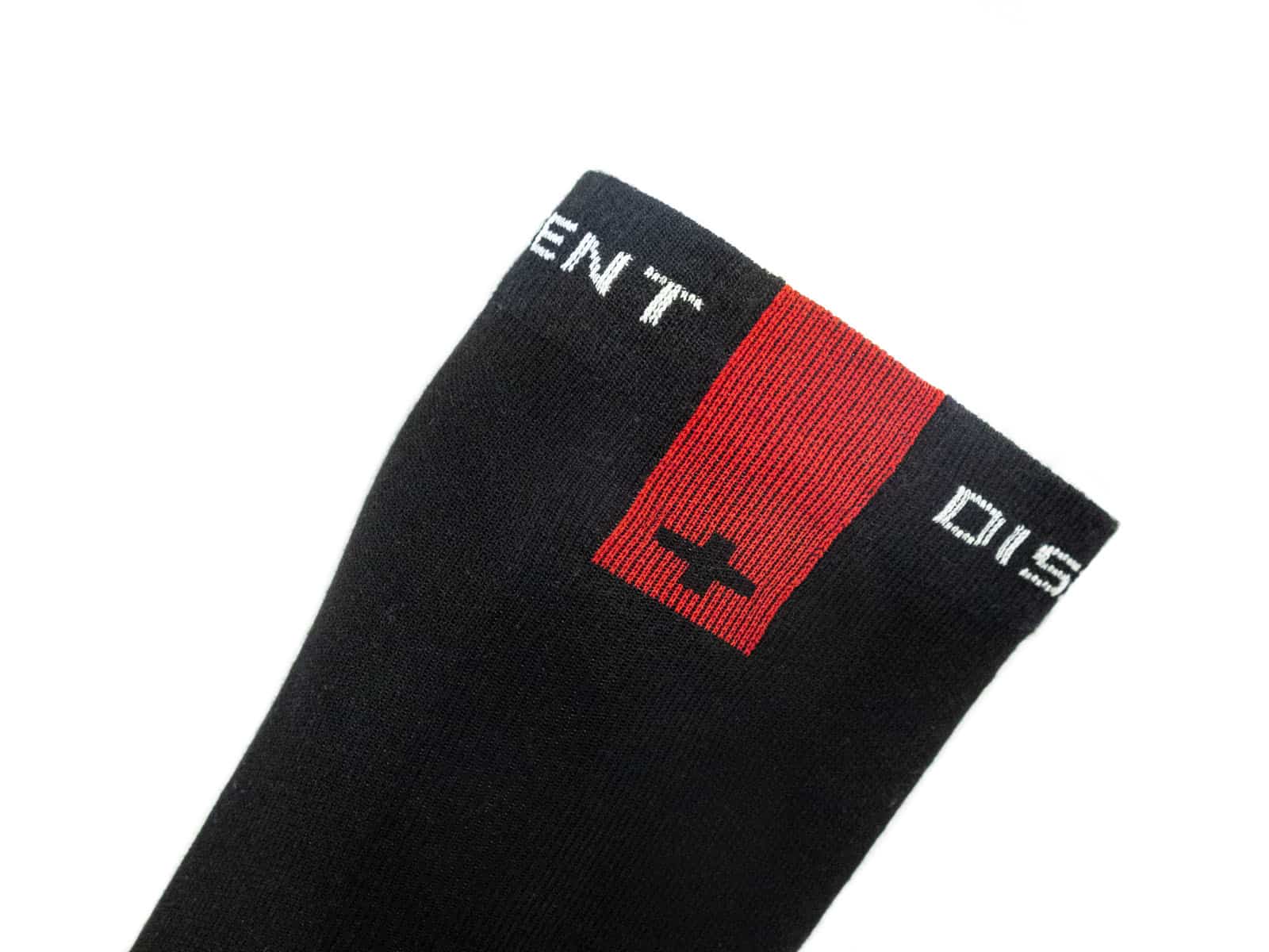 Dissent IQfit Ultimate Chaussettes Ski Snowboard Noir Rouge