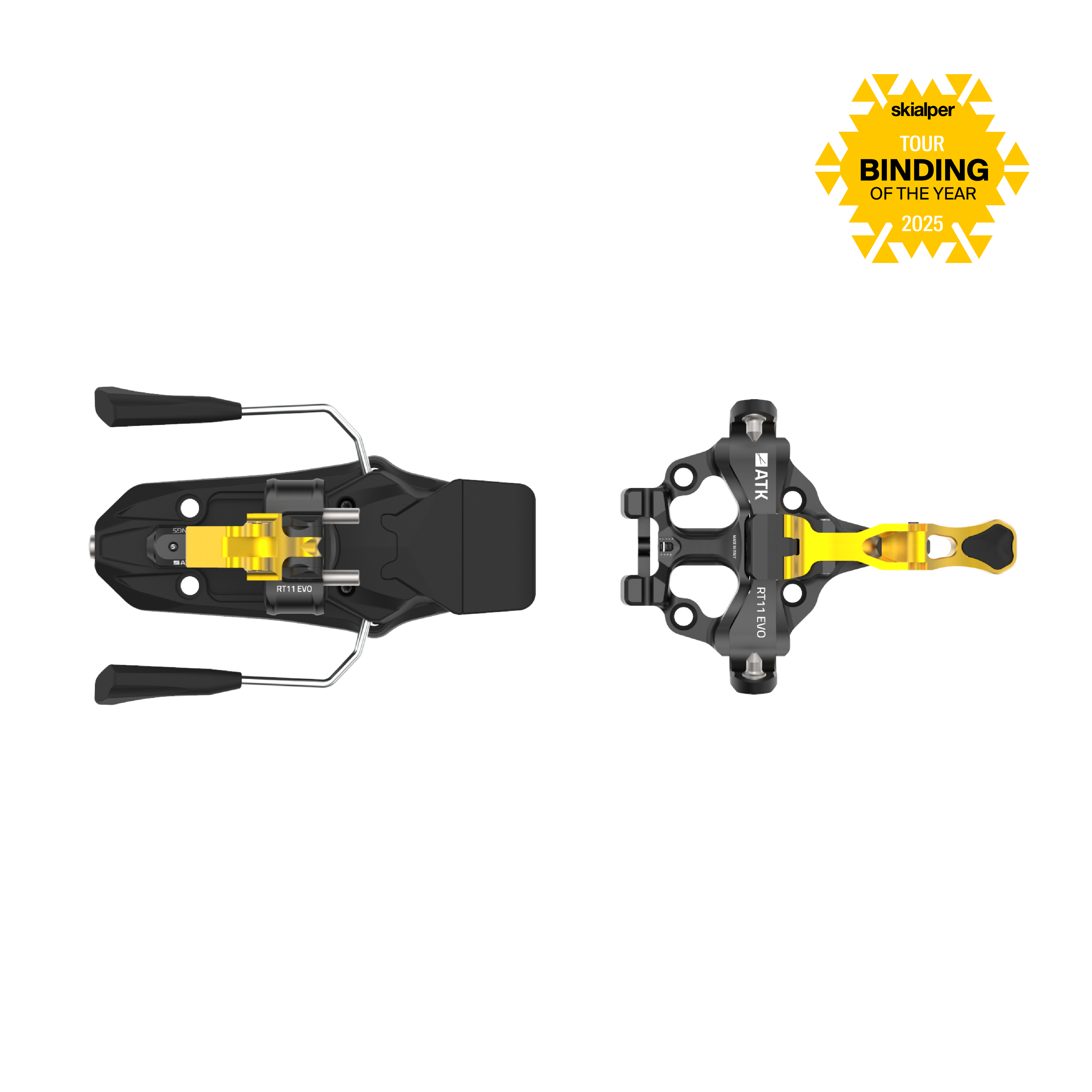 ATK RT 11 EVO fixation ski rando Gold 086 frein 86mm