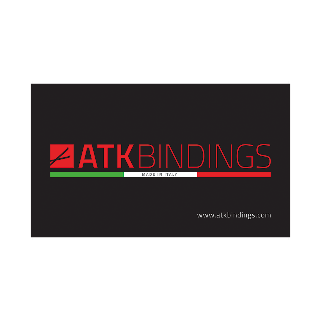 ATK Branded Carpet tapis ski noir