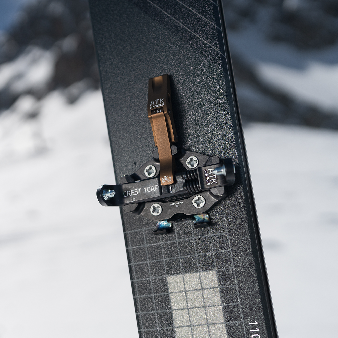 ATK Accessories SRB Slots support couteaux ski noir paire alu