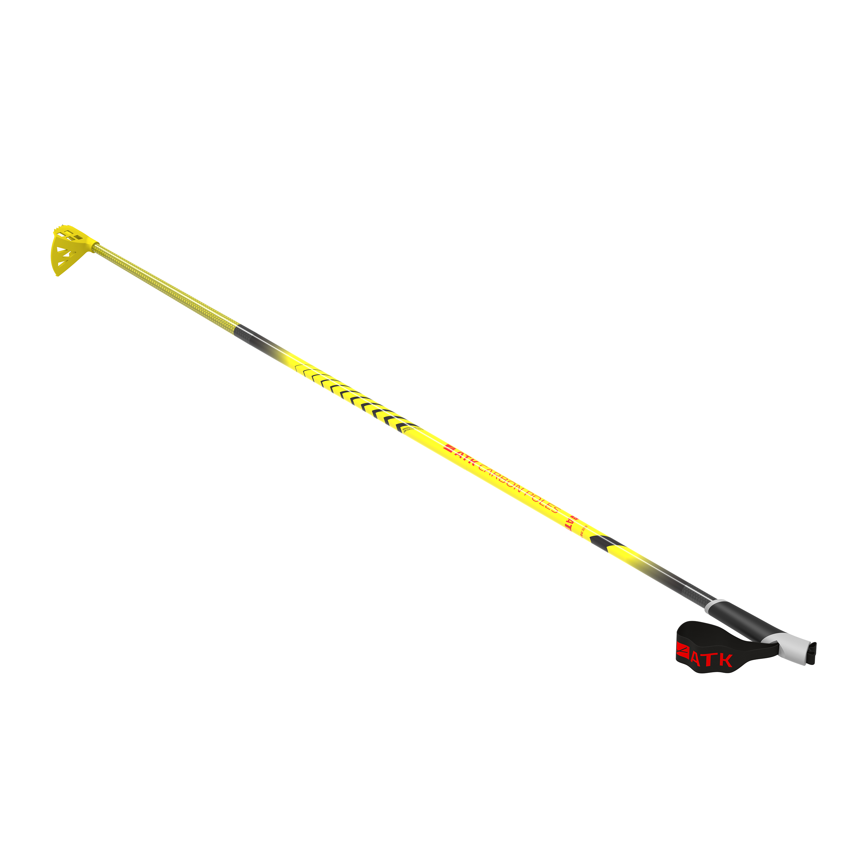 ATK Carbon Kevlar bâtons ski rando noir jaune 150 cm
