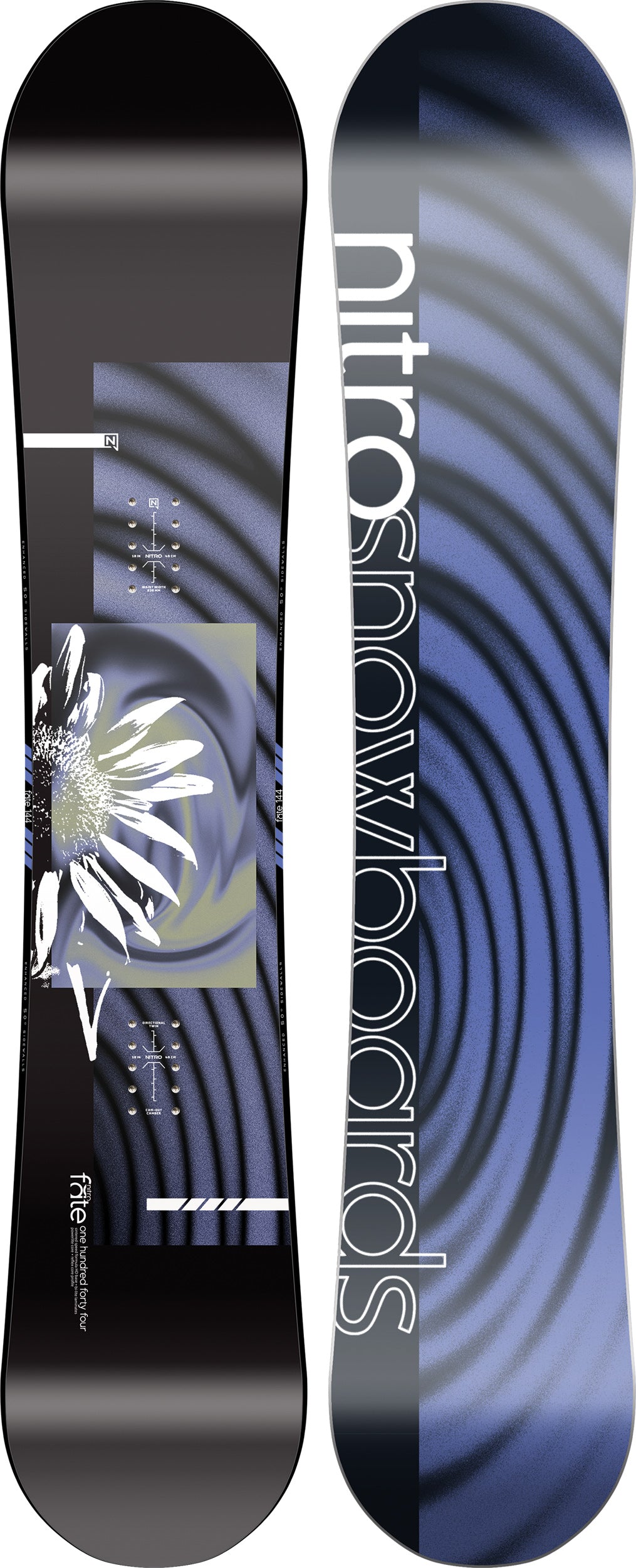 Nitro Fate 147 snowboard femme 1st Choice polyvalente