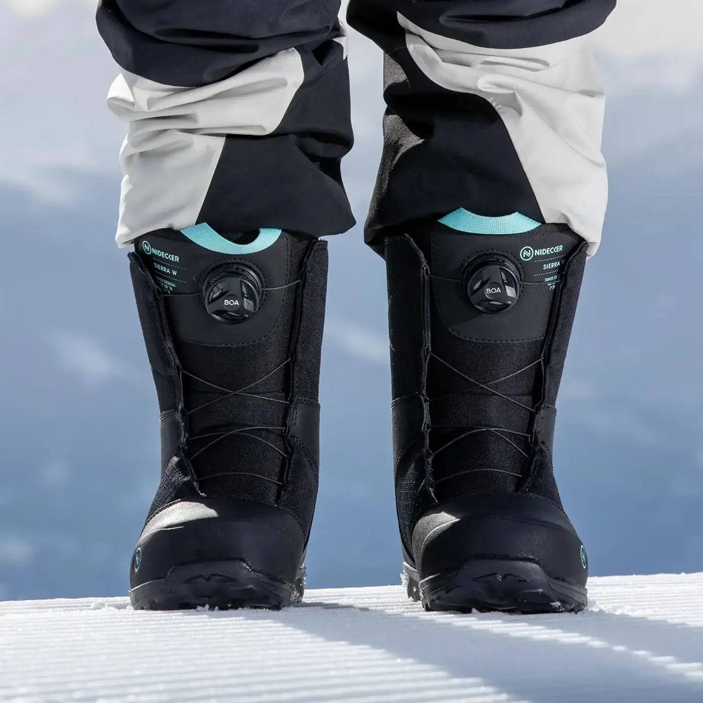 Nidecker Sierra boots snowboard femme Gris/Noir souple BOA
