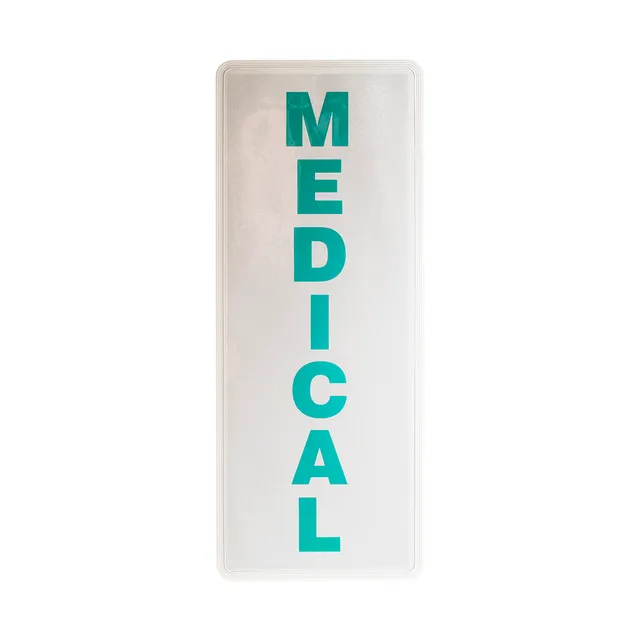 Aiguille Medical étiquette réfléchissante 25 cm secours