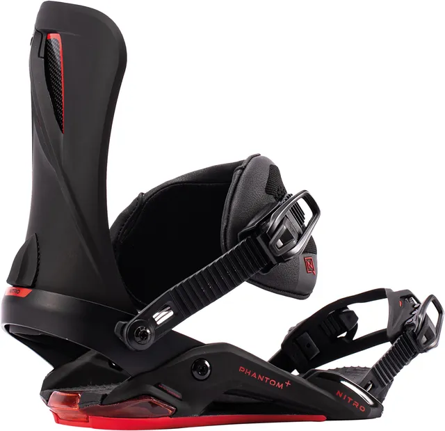 Nitro Phantom+ Fixations Snowboard Ultra Black M