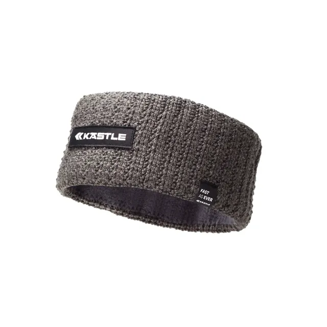 Kästle Knitted Logo bandeau ski Dark-Grey laine