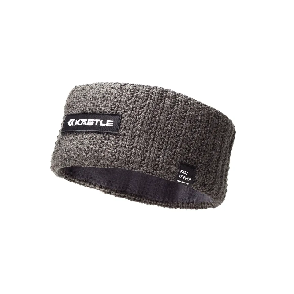 Kästle Knitted Logo bandeau ski Dark-Grey laine