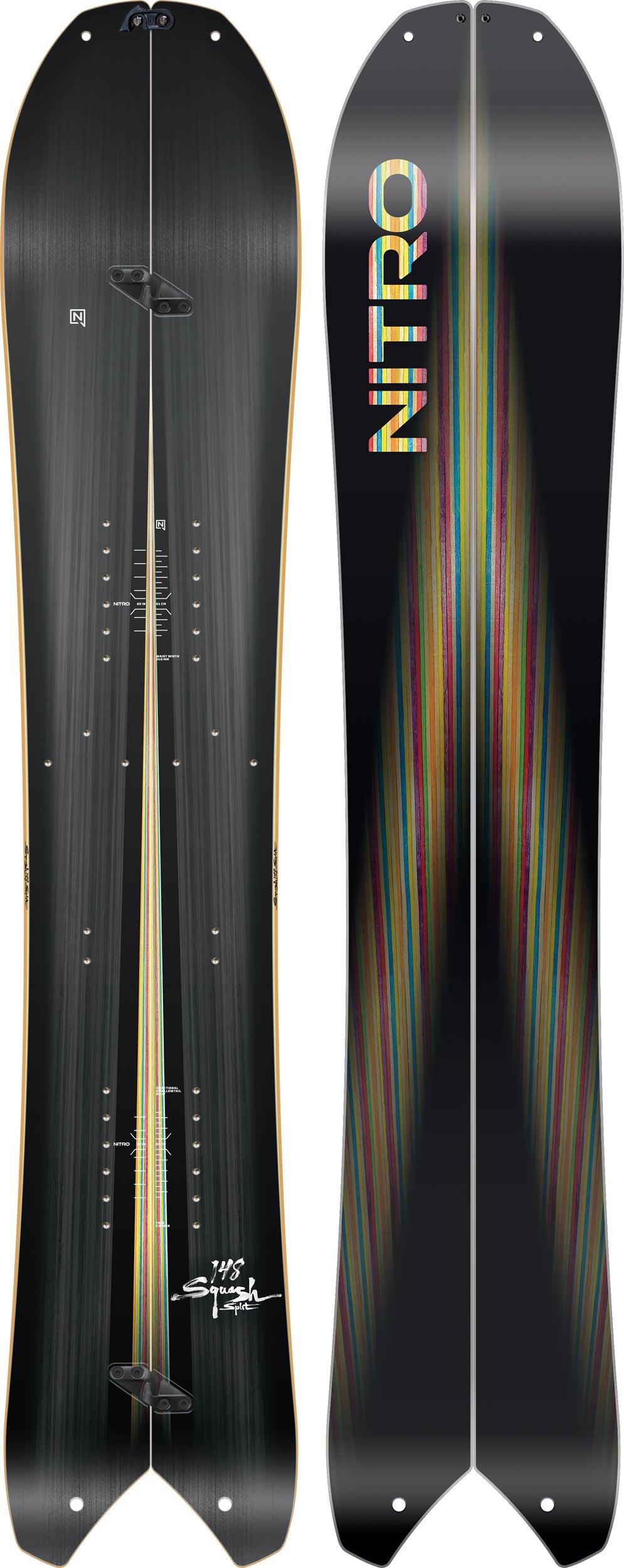 Nitro Squash Split splitboard femme 152 cm poudre