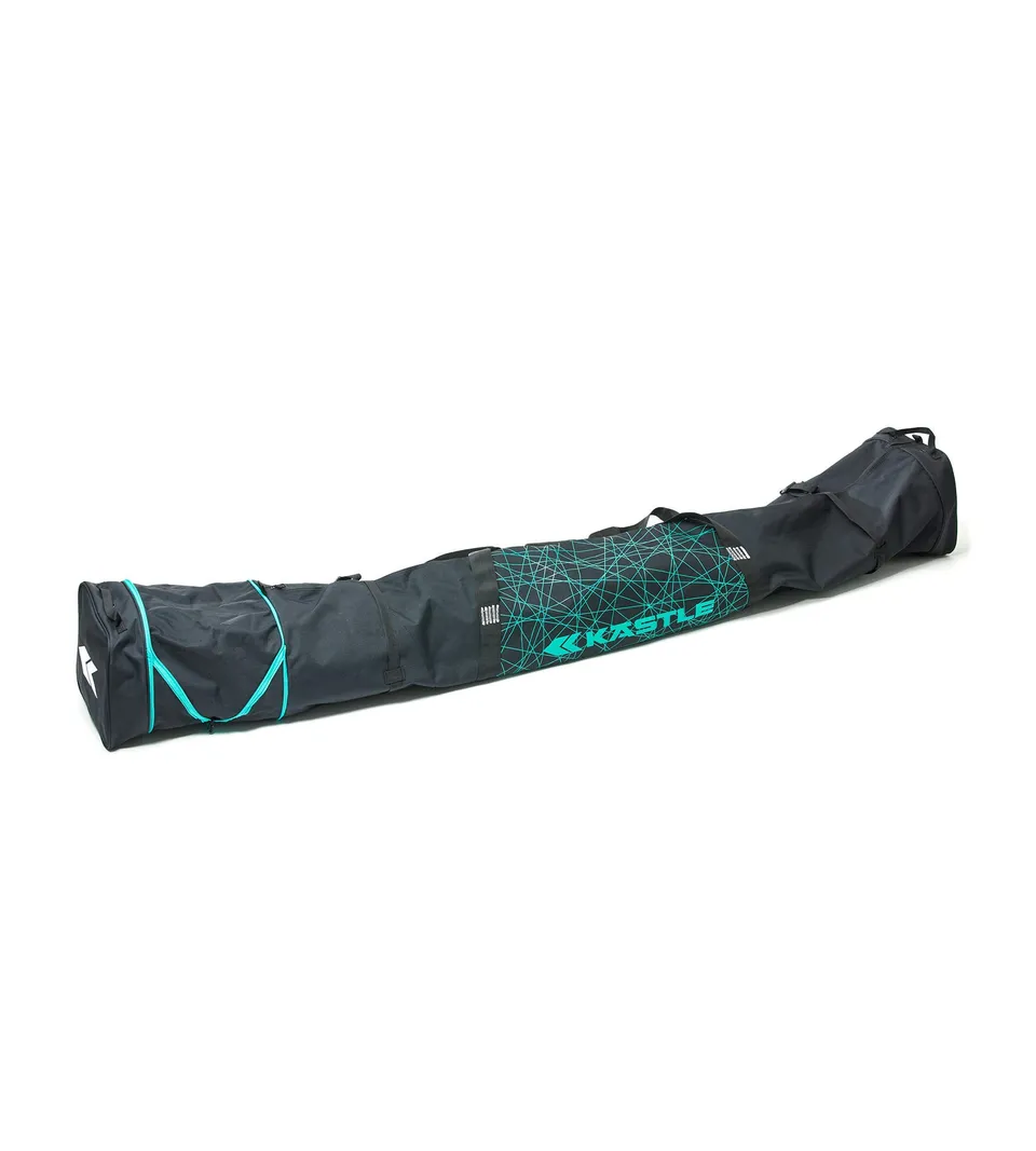 Kastle Triple Skibag housse ski 3 paires Black-Mint
