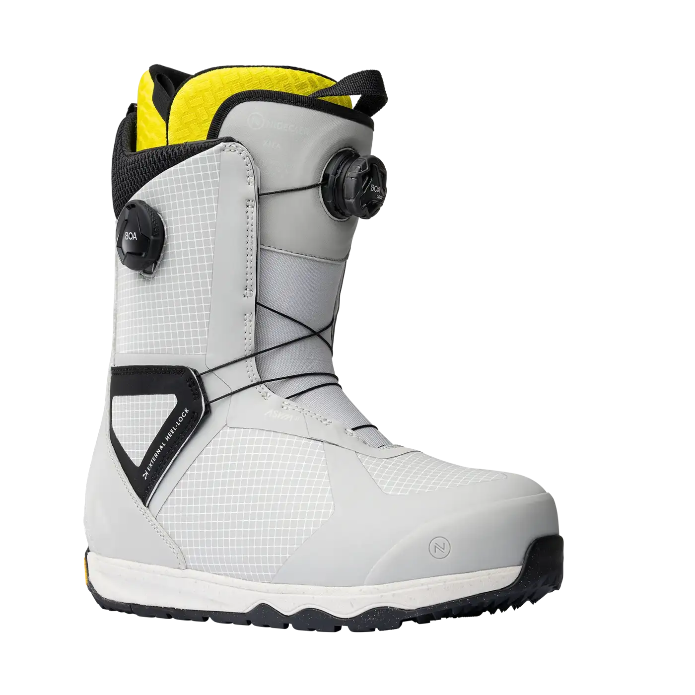 Nidecker Kita Men 2026 boots snowboard homme Black double BOA