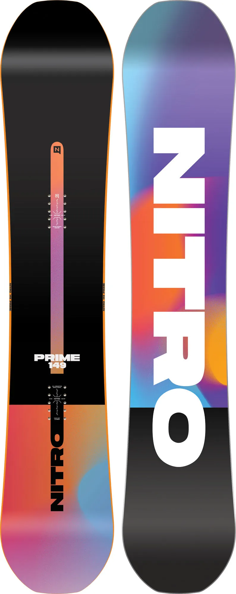 Nitro Prime Chroma Cam-Out snowboard 155mw