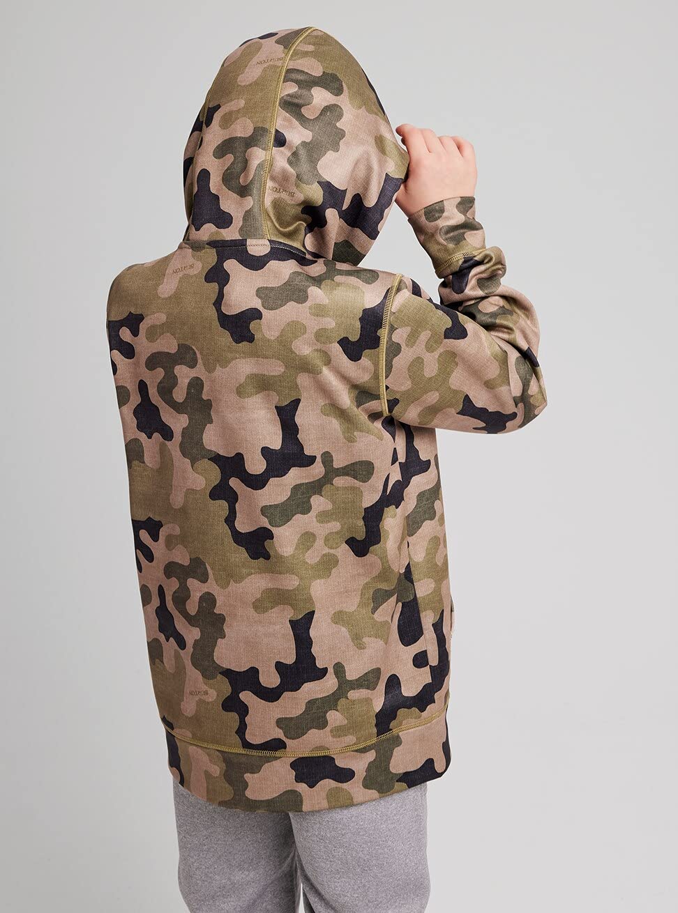 Burton Oak Sweat à Capuche Fille Polaire Poche Kangourou