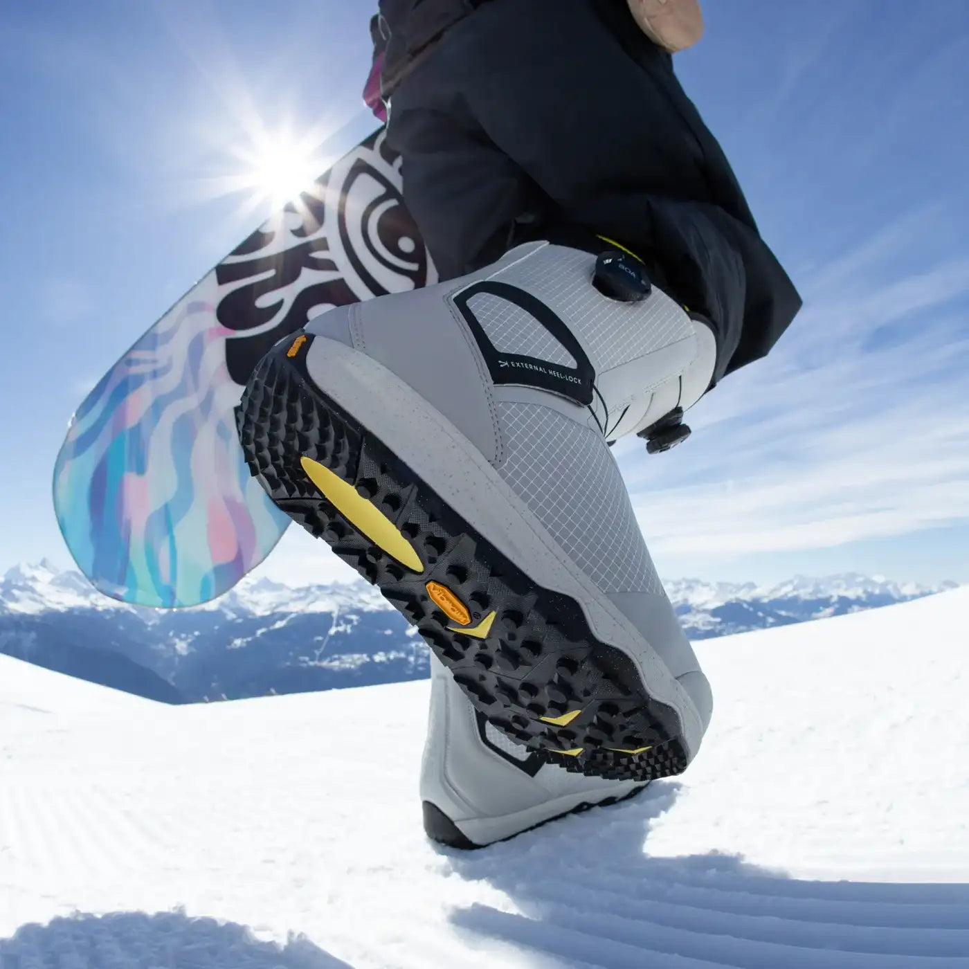 Nidecker Kita Men 2026 boots snowboard homme Black double BOA