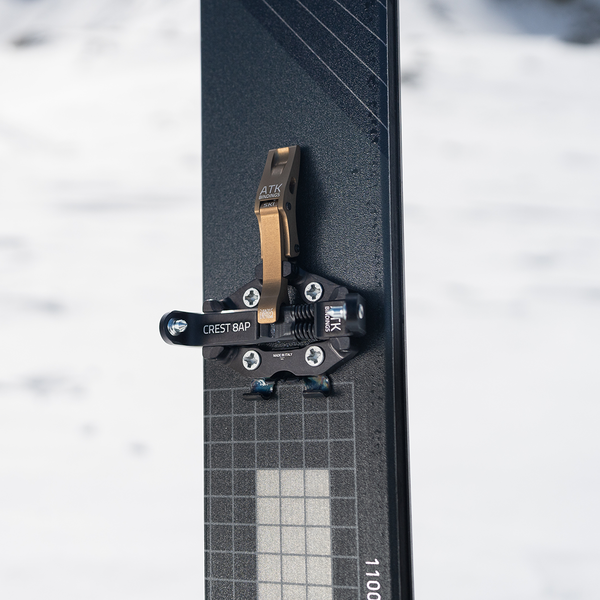 ATK Accessories SRB Slots support couteaux ski noir paire alu