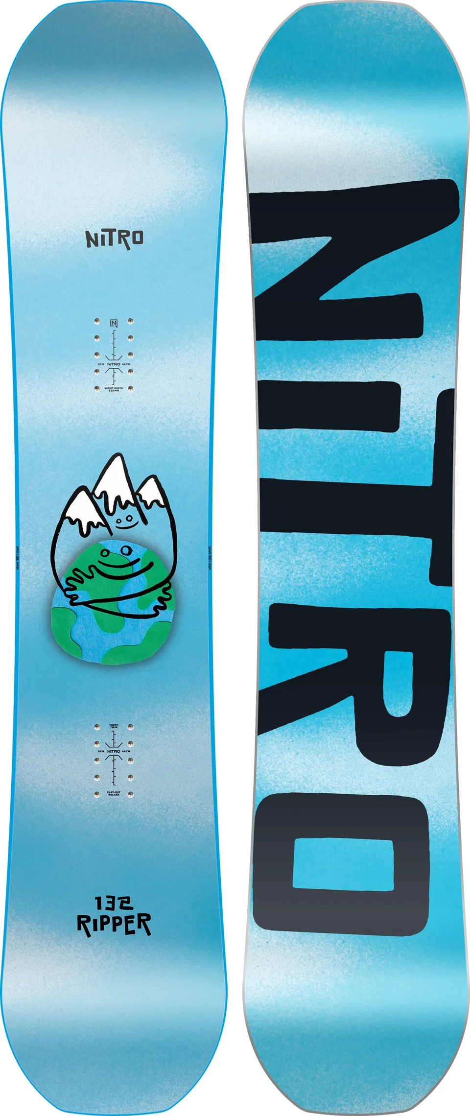Nitro Ripper Youth Snowboard enfant 132 souple