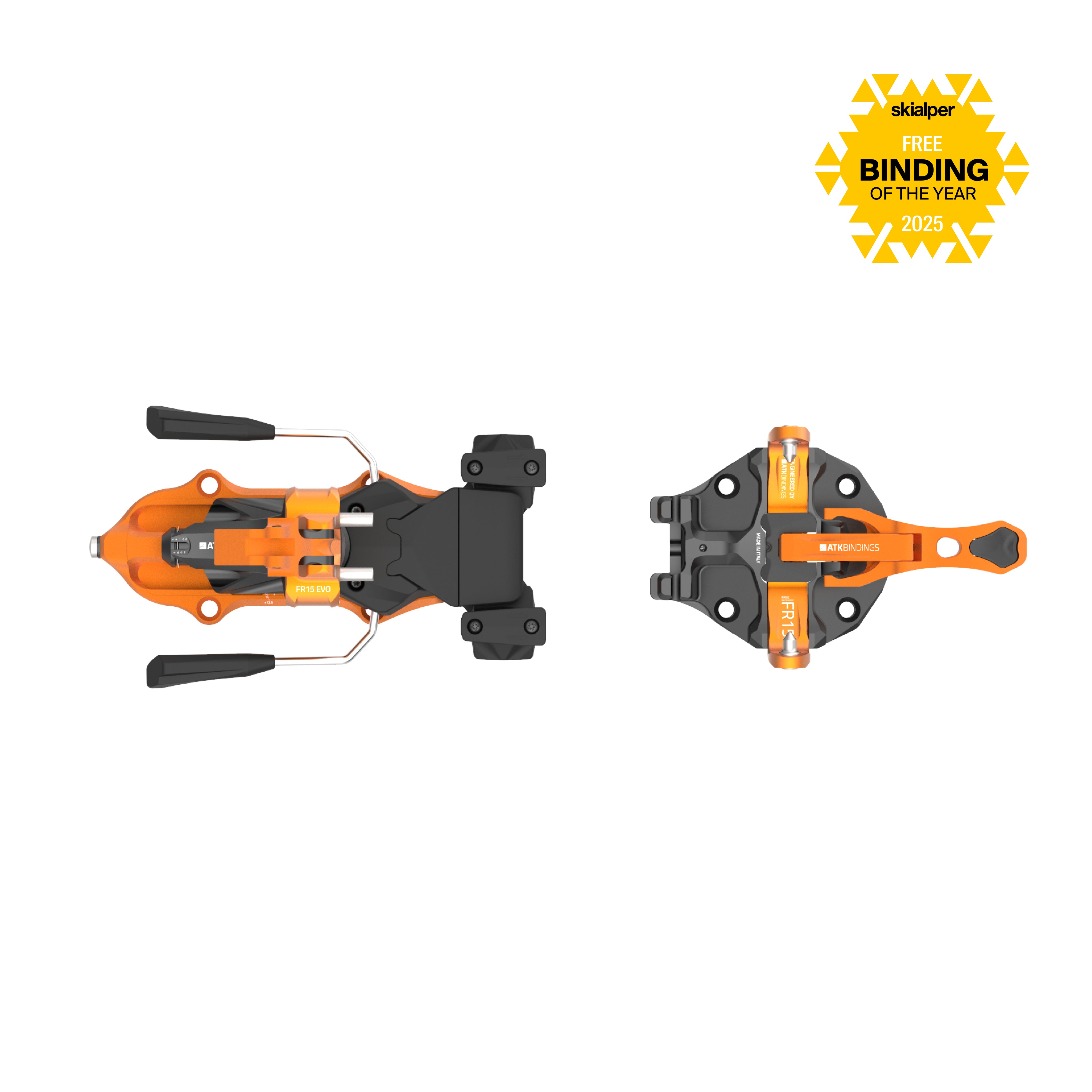 ATK Freeraider 15 EVO fixation freerando 108 orange