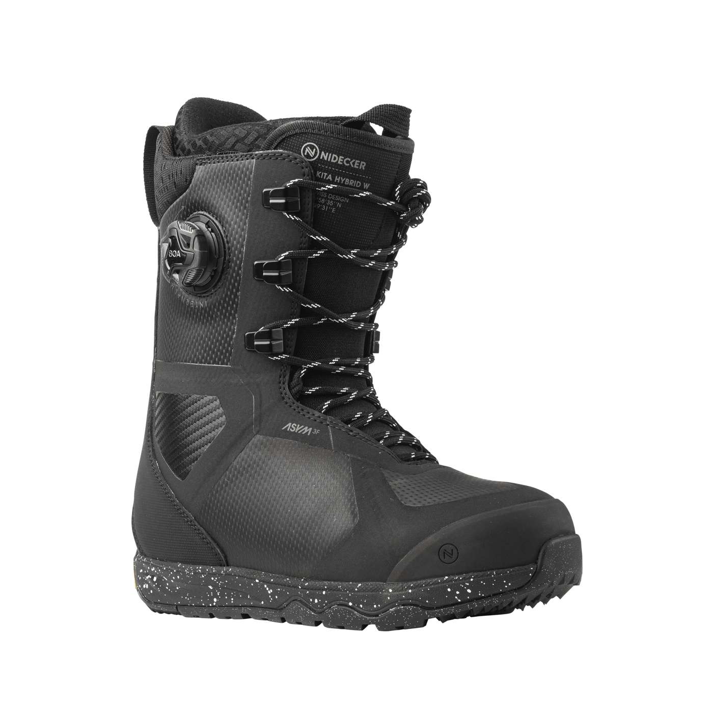Nidecker Kita Hybrid Women 2024 boots snowboard femme noir 8