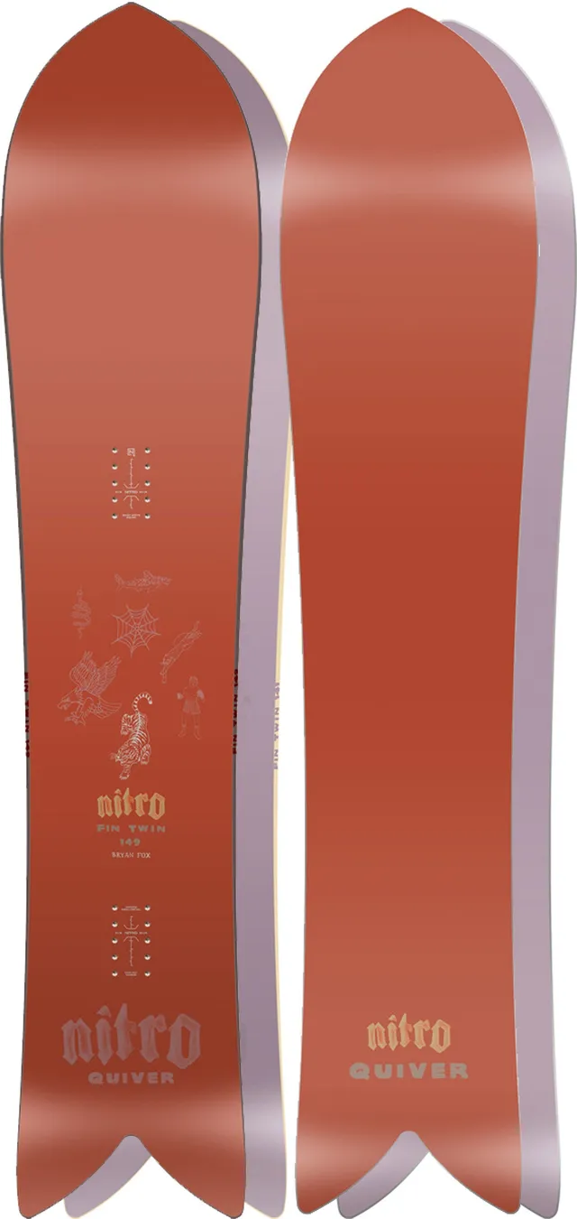 Nitro Fintwin Snowboard 154 1st Choice all-mountain