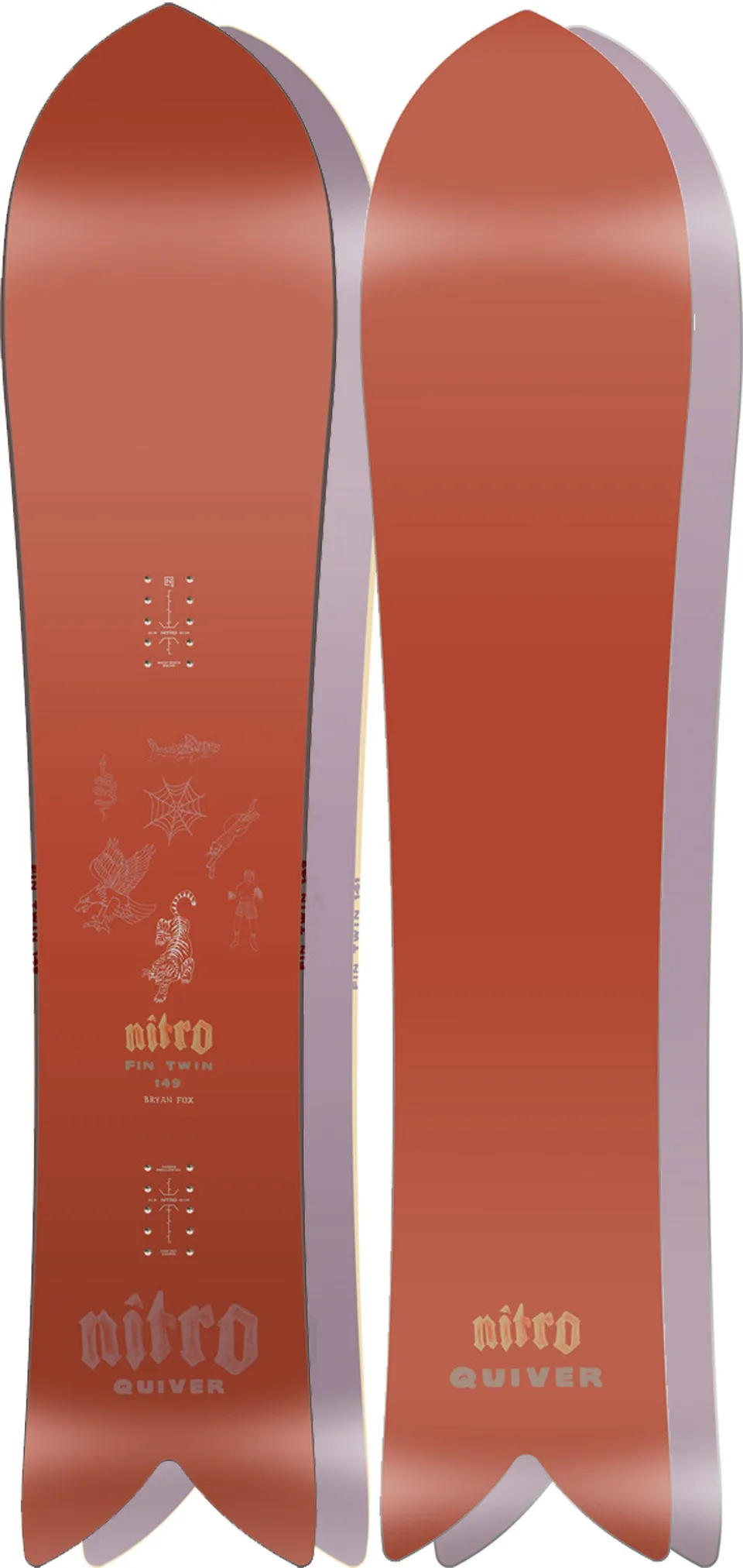Nitro Fintwin Snowboard 154 1st Choice all-mountain