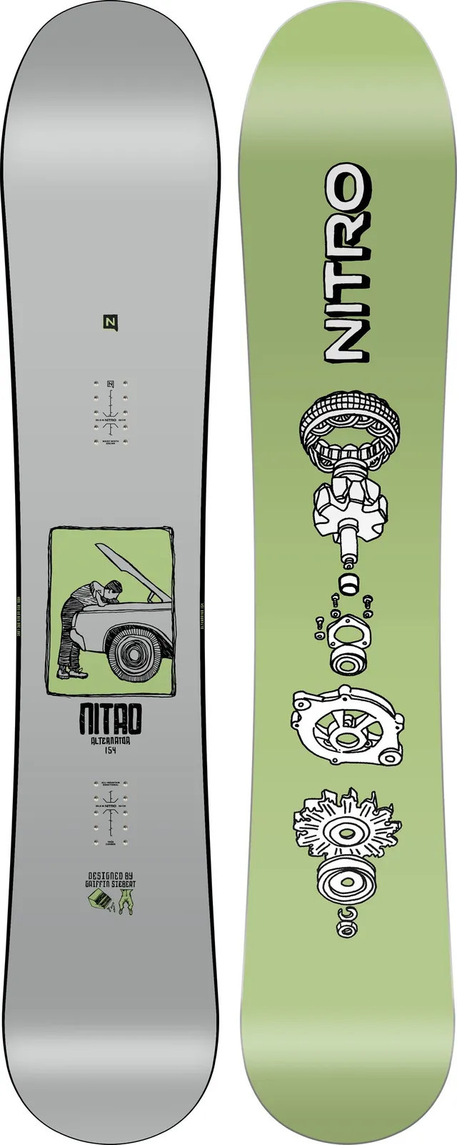 Nitro Alternator snowboard homme 157mw freestyle