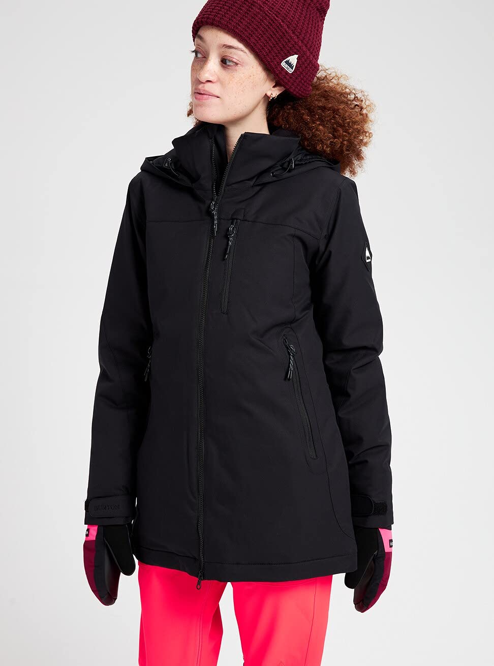 Burton Lelah veste snowboard femme noire isolée