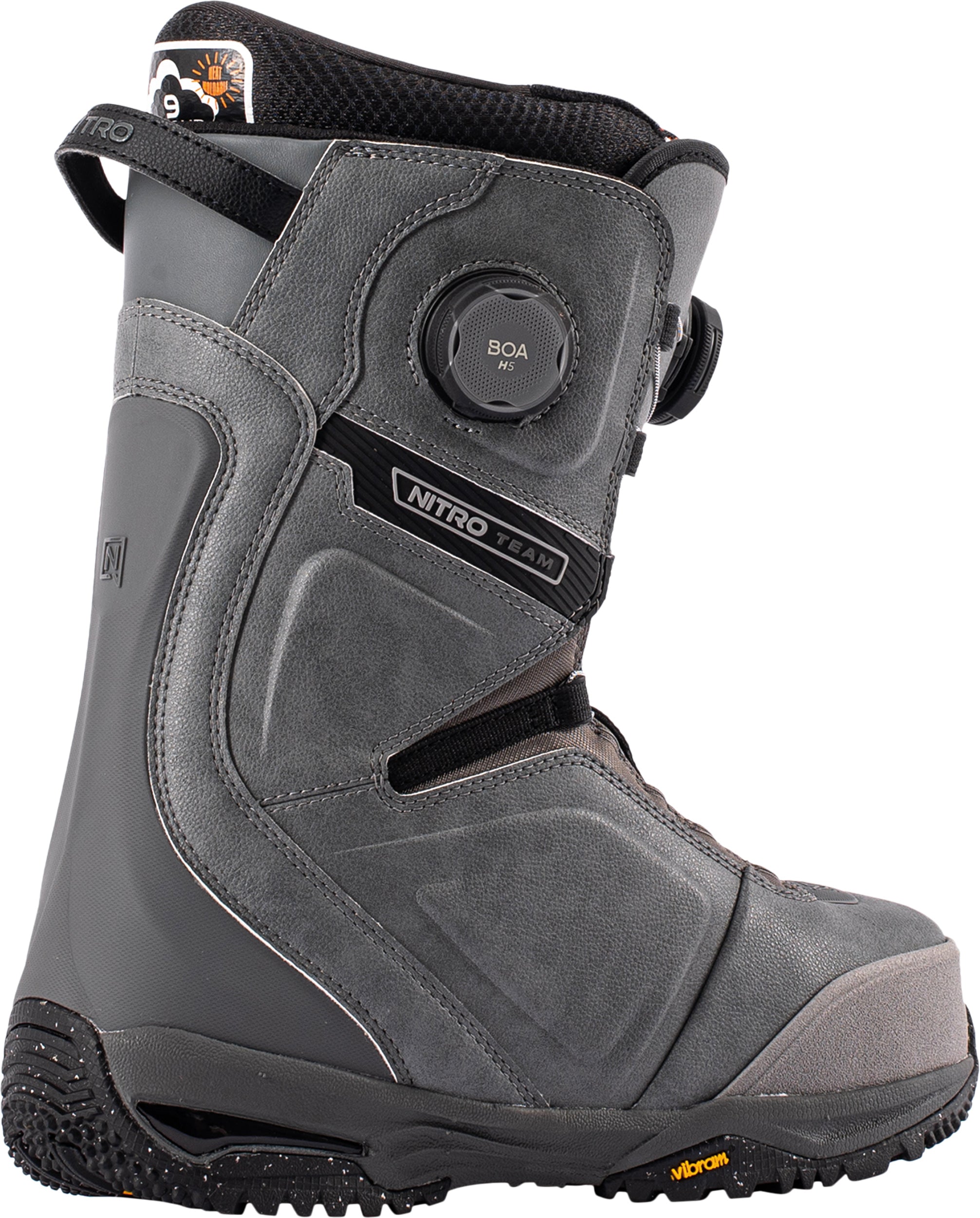 Nitro Team BOA Boots homme Noir 270 serrage BOA