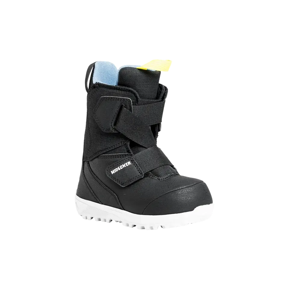 Nidecker Micron Mini boots snowboard noir 1-2 enfant souple
