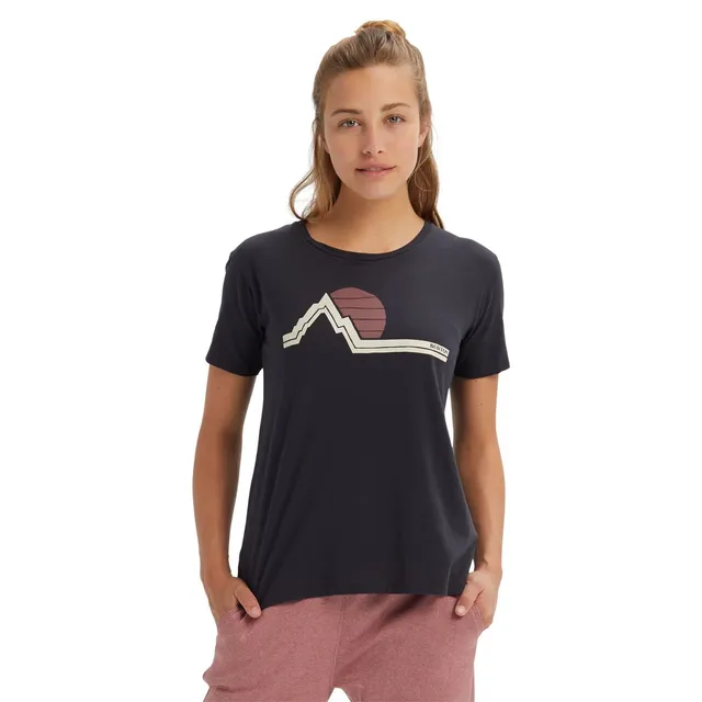 Burton Classic Retro T-Shirt femme coton coupe classique
