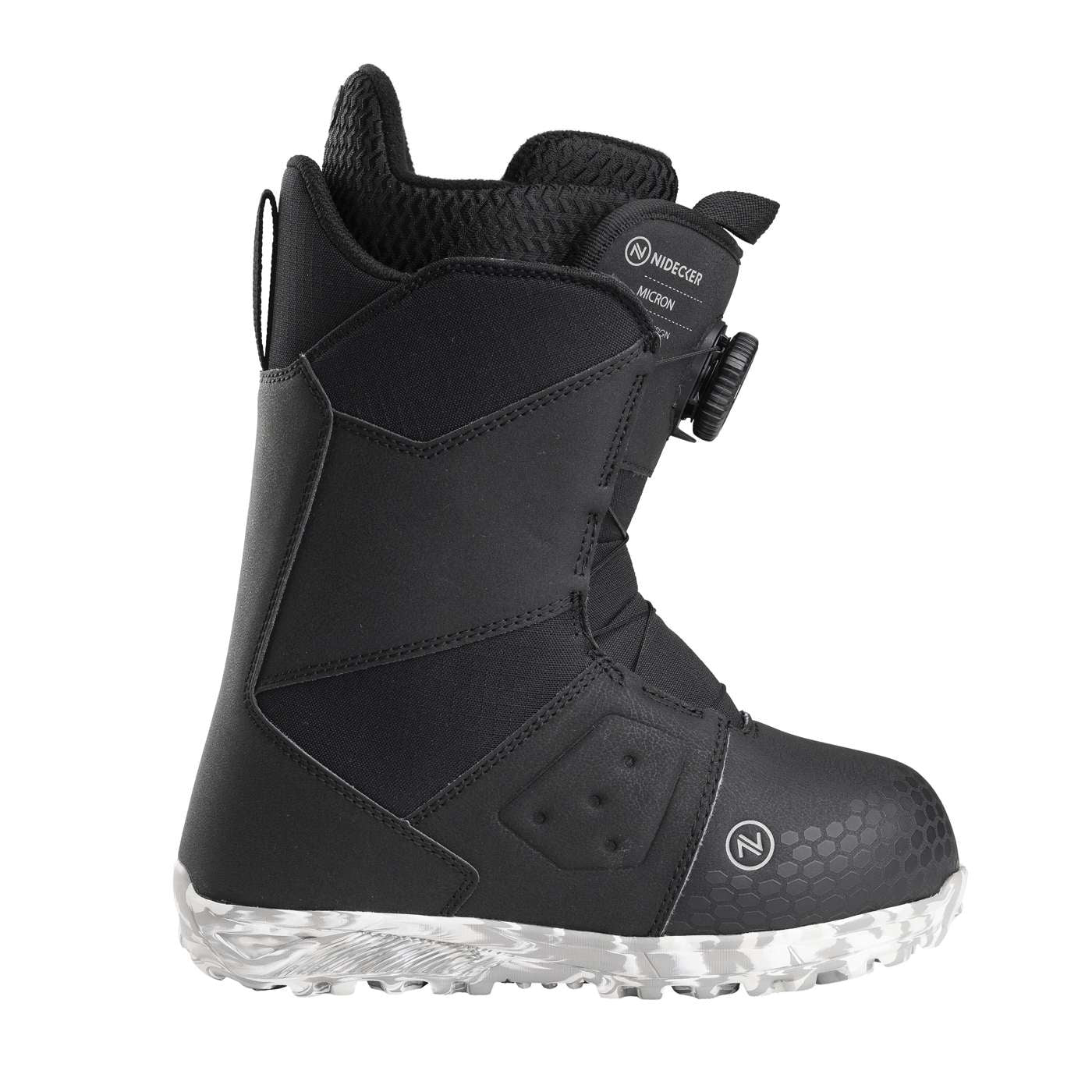 Nidecker Micron 2024 boots snowboard enfant noir waterproof