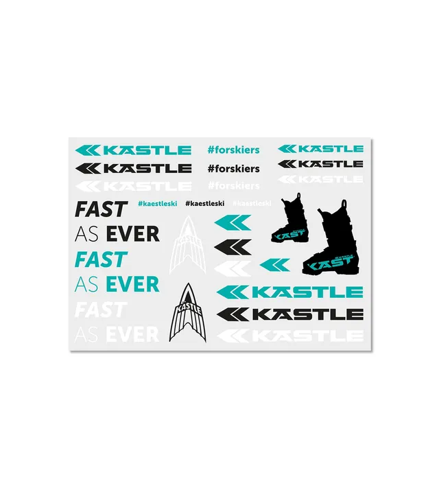 Kastle Sticker Sheet 2.0 autocollants ski Uni