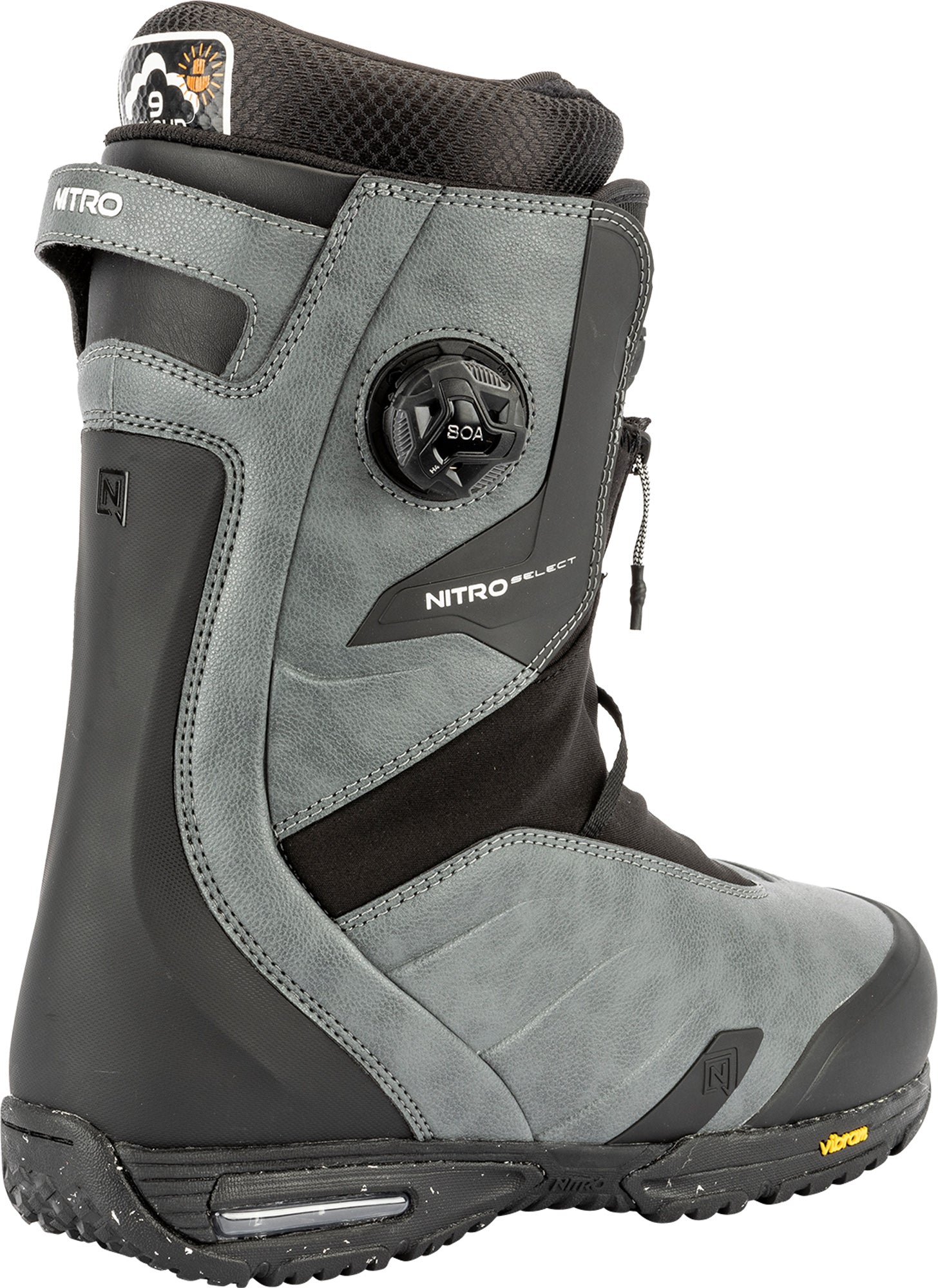 Nitro Select BOA boots snowboard Charcoal-Black 270