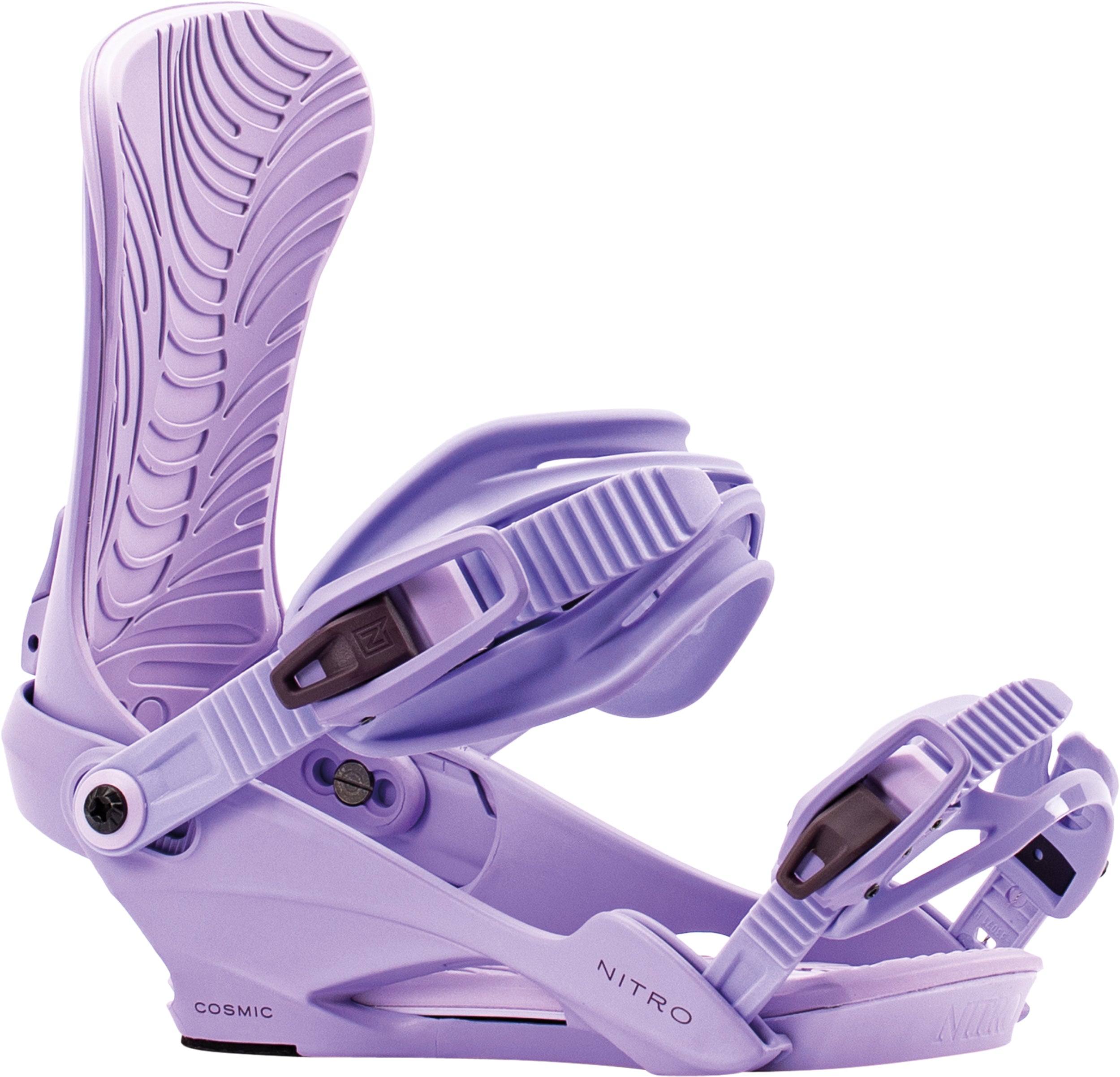 Nitro Cosmic fixations snowboard femme Lavender S/M