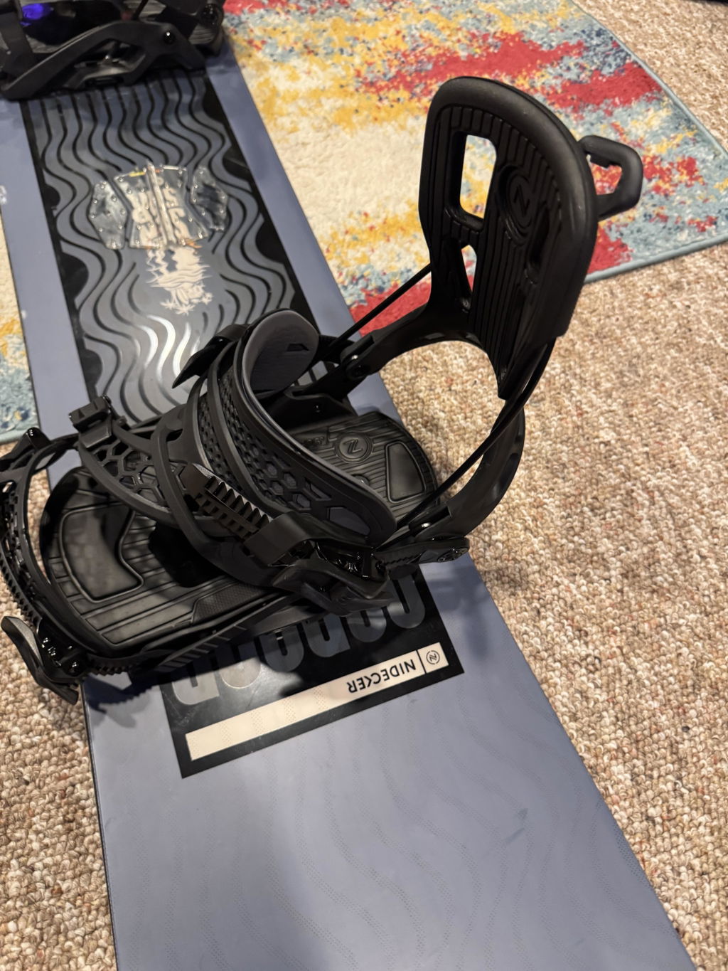 Nidecker Flow Fuse Hybrid 2026 Fixations Snowboard Noir