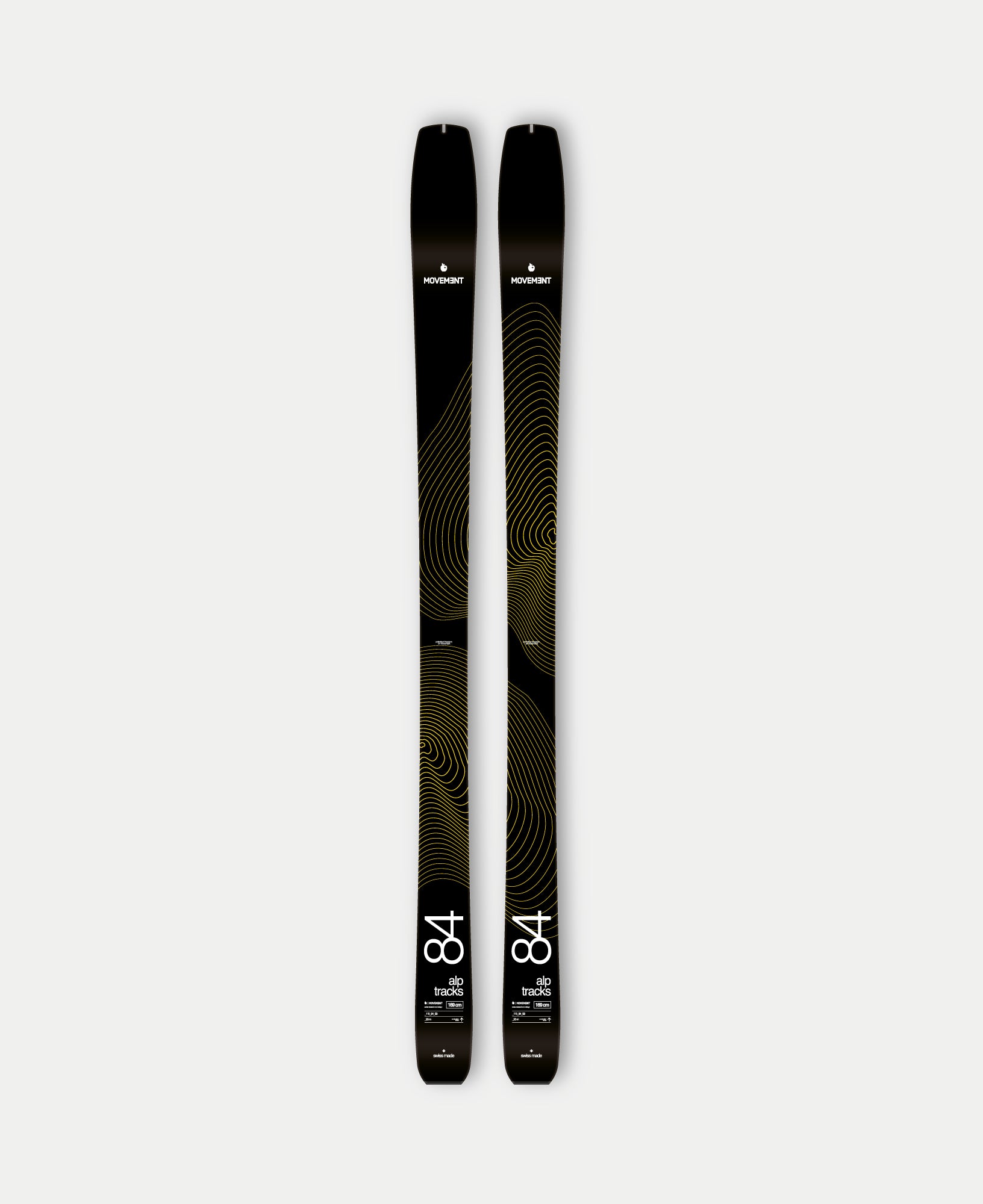 Movement Alp Tracks 84 ski speed touring 169 cm Swiss Made