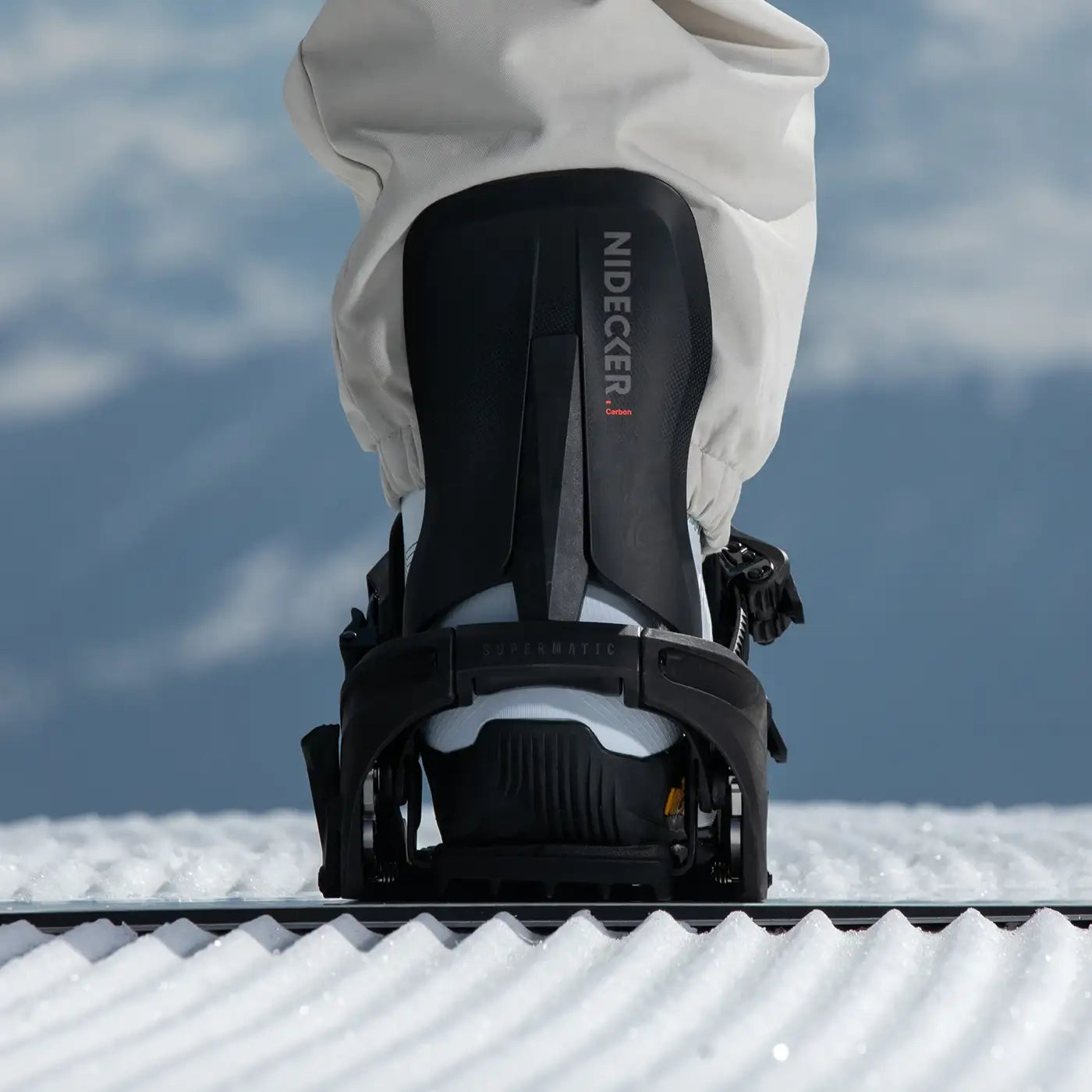 Nidecker Carbon Supermatic fixations snowboard noir