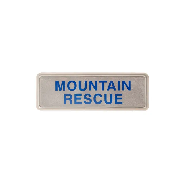 Snowsled Rescue Mountain Rescue Label patch réfléchissant S