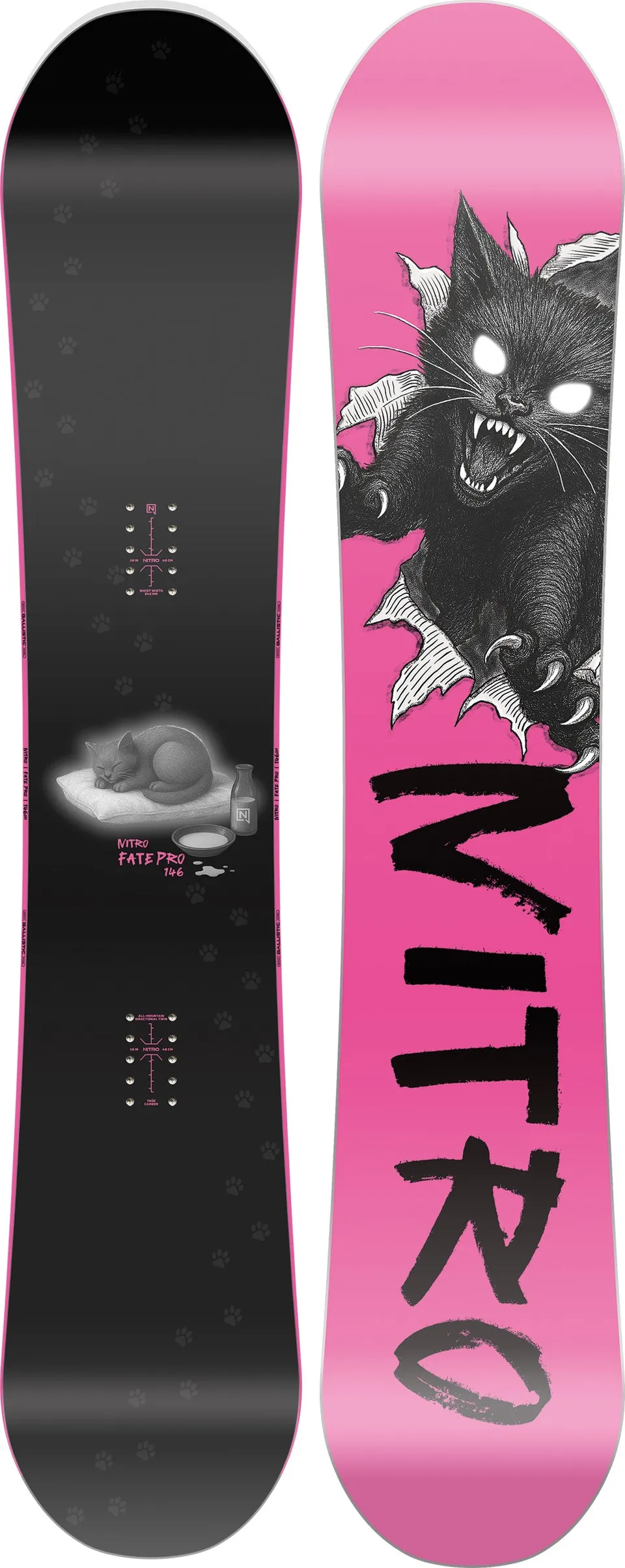 Nitro Fate Pro snowboard femme 149 park all-mountain
