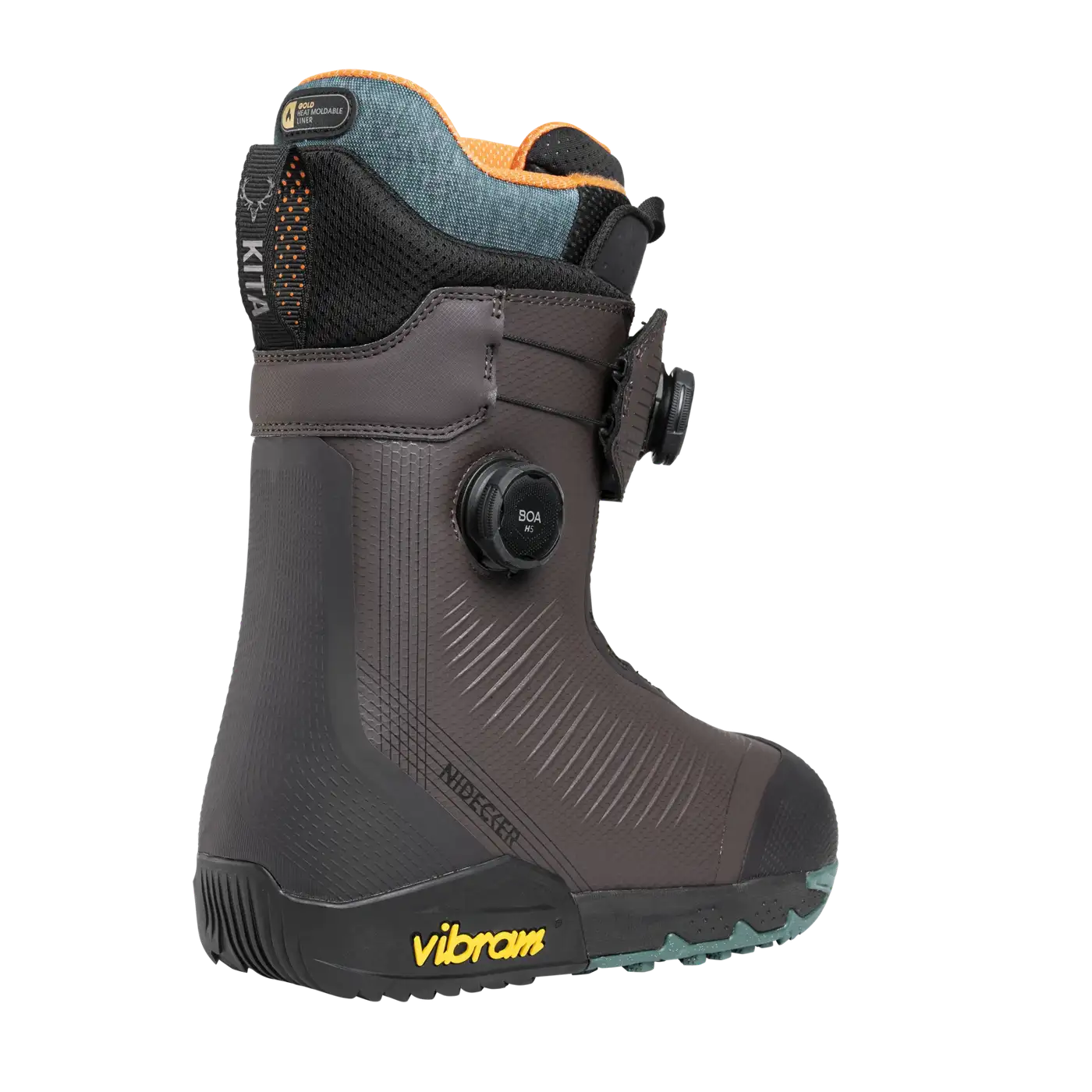Nidecker Kita boots snowboard homme Black BOA Vibram rigide