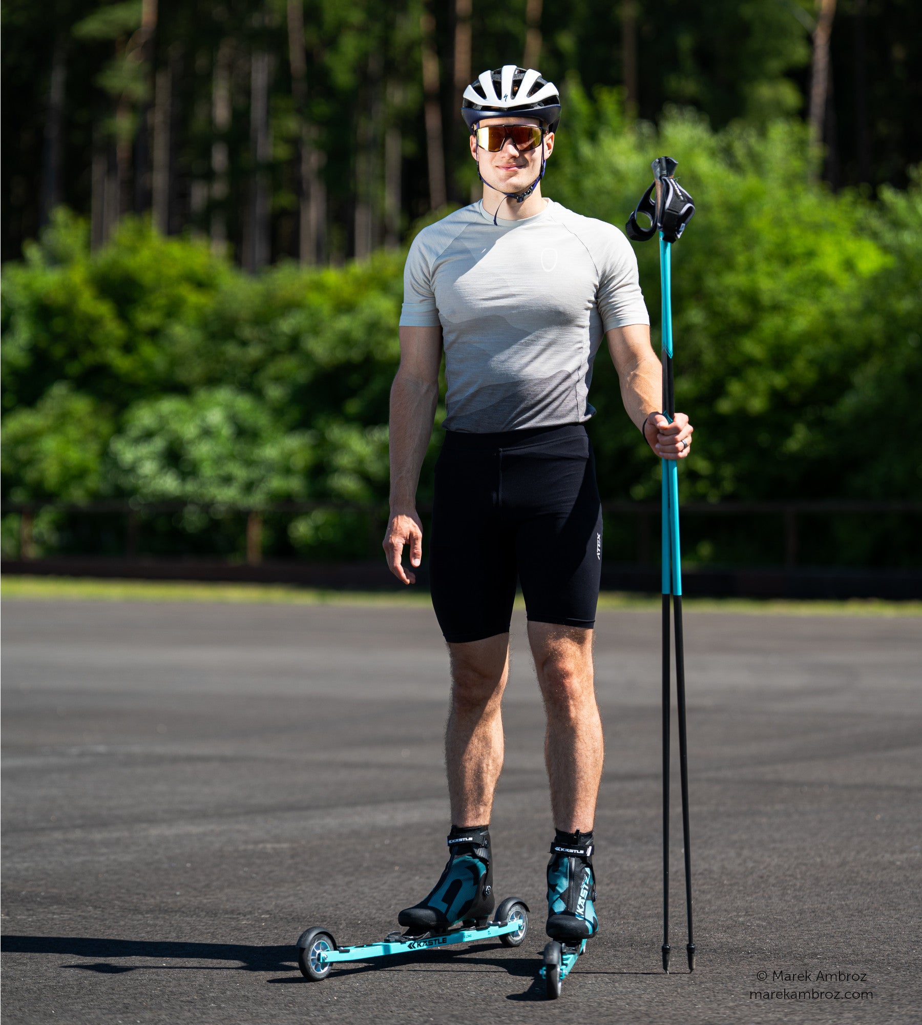Kastle RS10 Skate X-Long ski à roulettes 680 mm alu