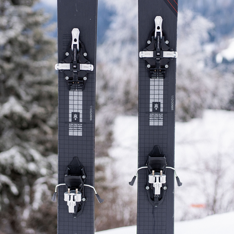 ATK Freeride Raider 13 EVO Long Travel fixation ski blanc 97