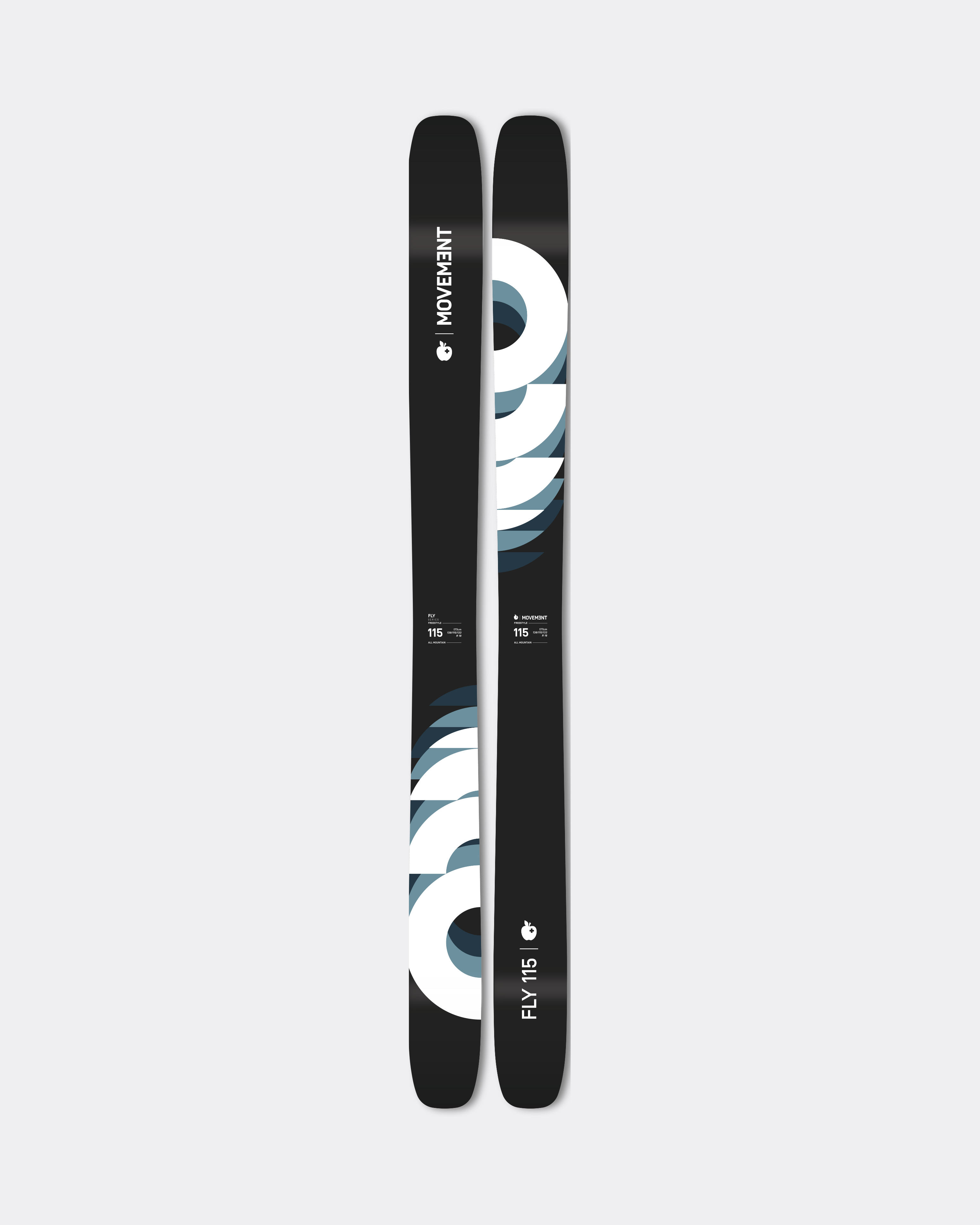 Movement Fly 115 ski freeride 177 patin 115 mm