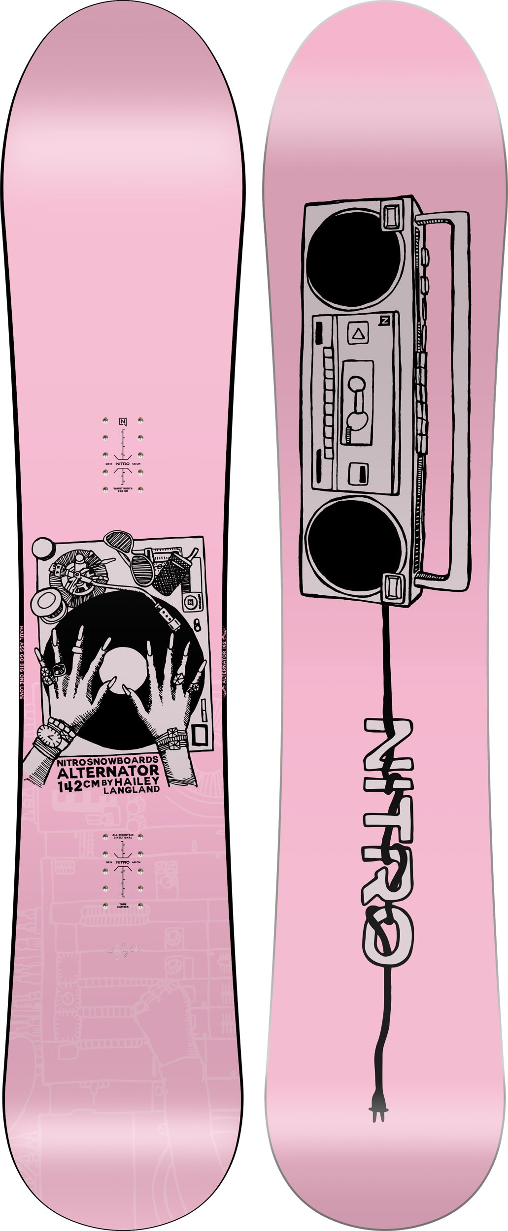 Nitro Alternator x Hailey Snowboard Femme 152 All-Mountain