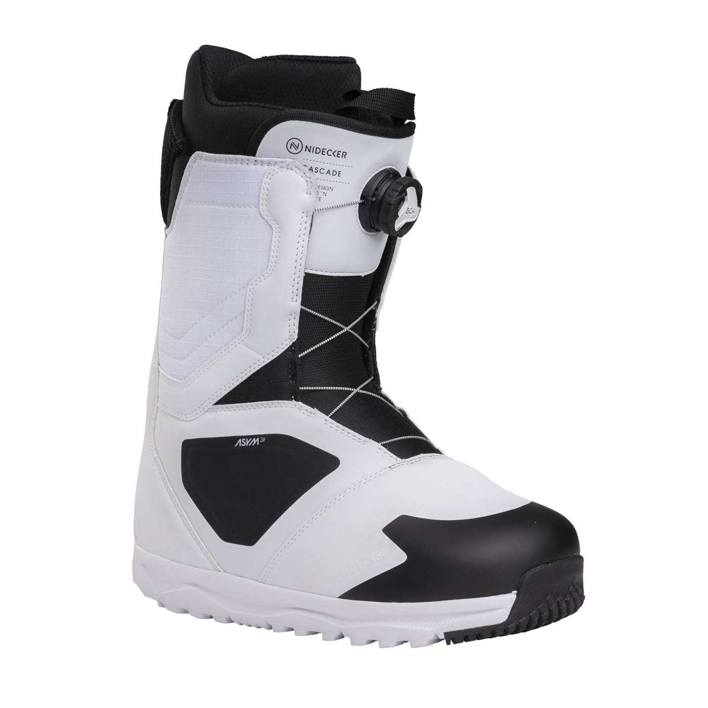 Nidecker Cascade 2025 boots snowboard blanc 9.5 BOA