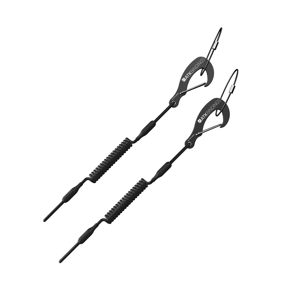 ATK Kevlar Core Leash longe ski noir 60 cm 15 g
