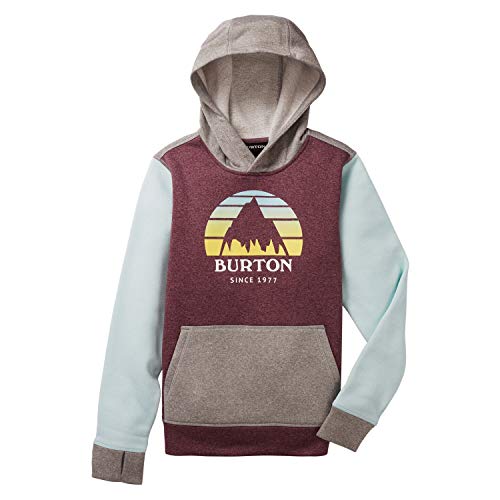 Burton Oak sweat capuche enfant noir molleton poche kangourou