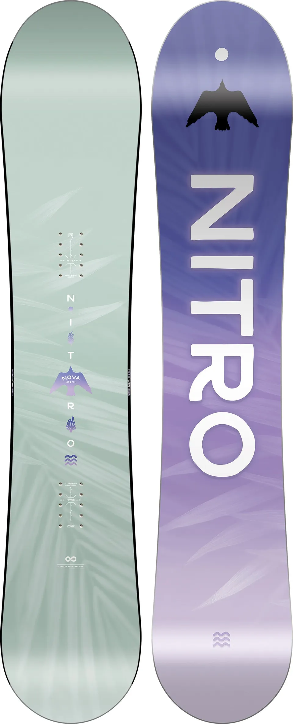 Nitro Nova snowboard femme 144 all mountain souple