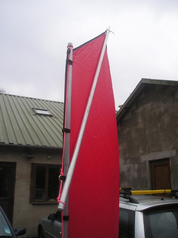 Aiguille Spritsail Complete Kit voile canoë 24 sq ft