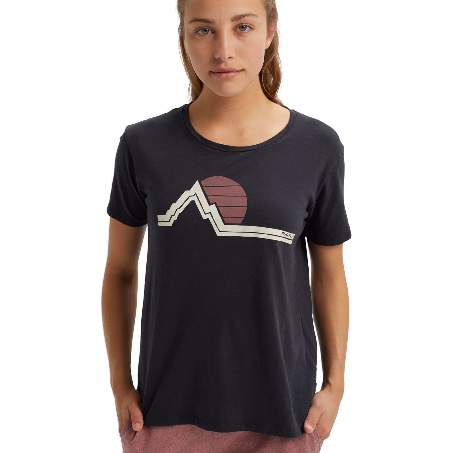 Burton Classic Retro T-Shirt femme coton coupe classique