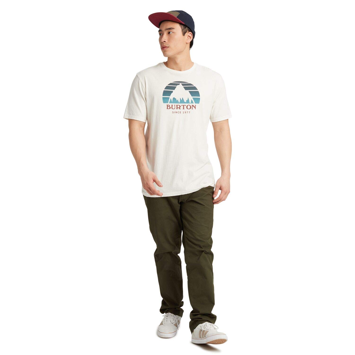 Burton Underhill T-Shirt Homme Coton Bio Col Rond