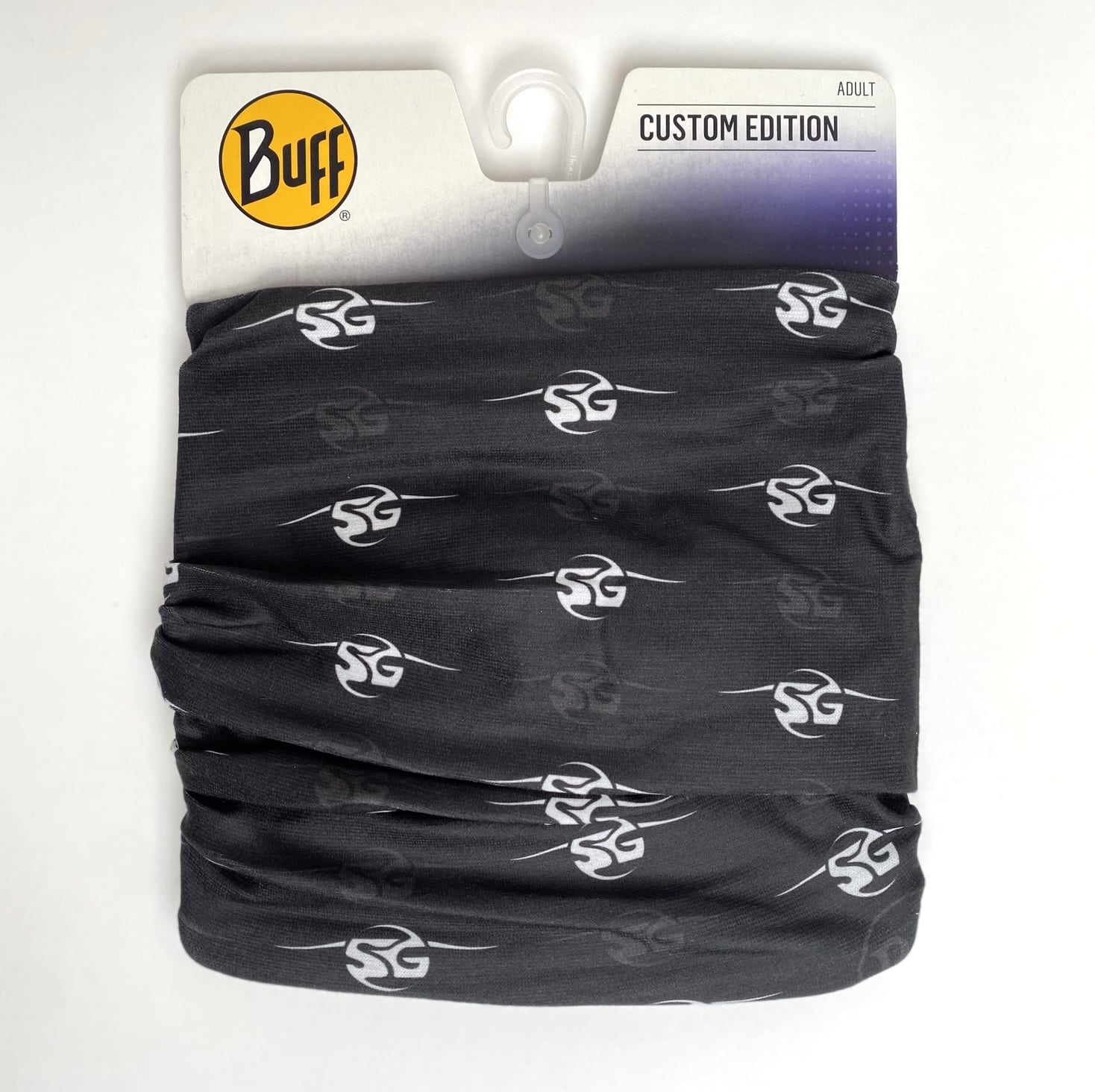 SG Tube Scarf tour de cou polyester recyclé noir blanc